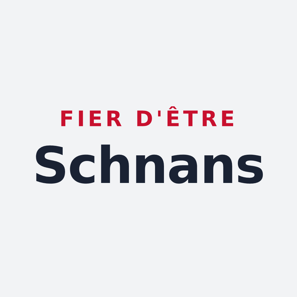 Poster « Fier d'être Schnans » — design pour Gevigney-et-Mercey
