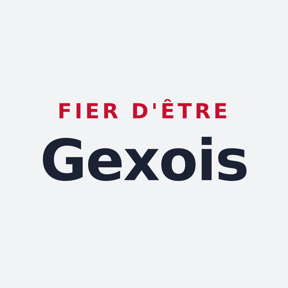 Poster « Fier d'être Gexois » — design pour Gex