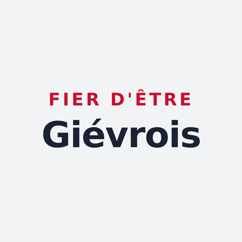 Poster « Fier d'être Giévrois » — design pour Gièvres
