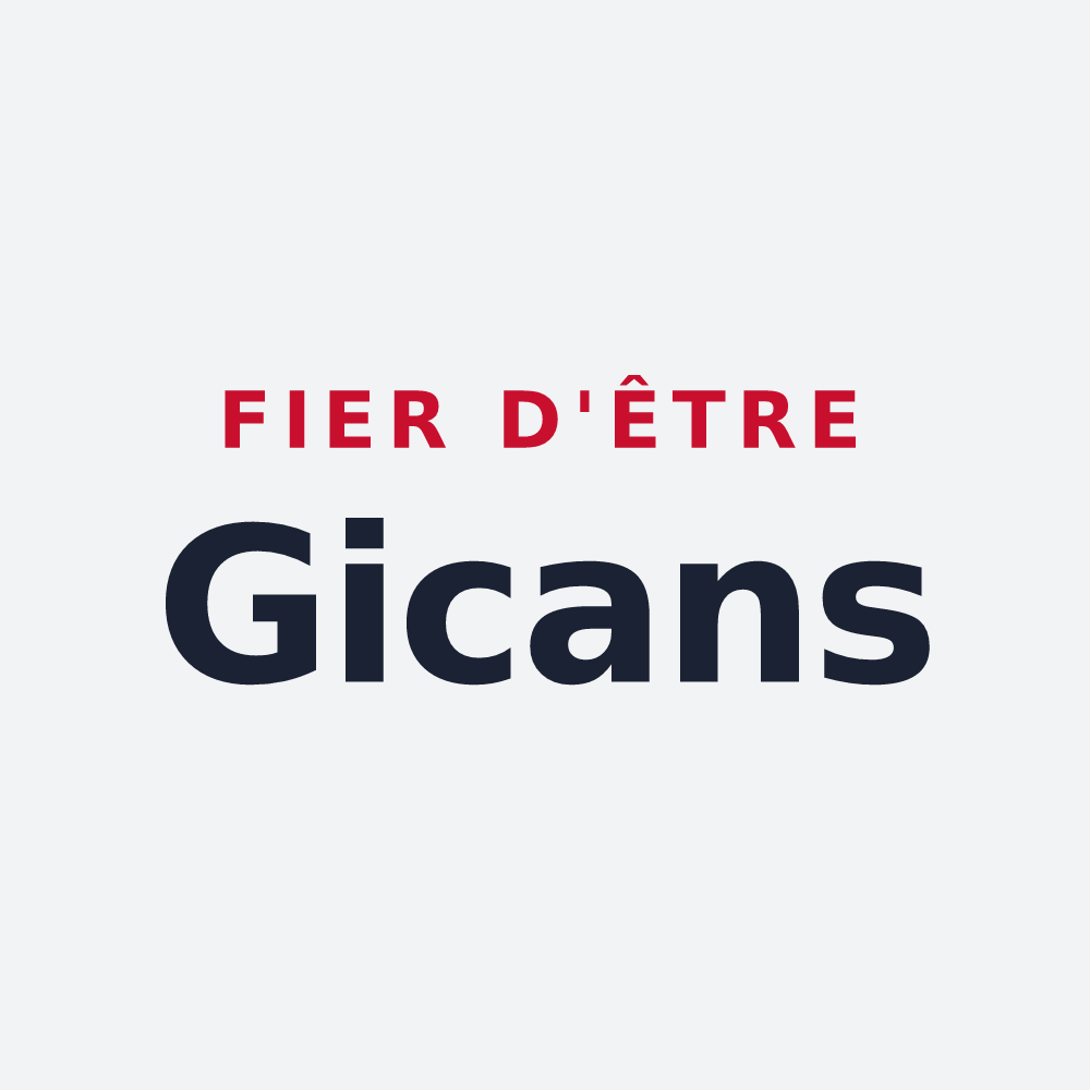 Poster « Fier d'être Gicans » — design pour Giez