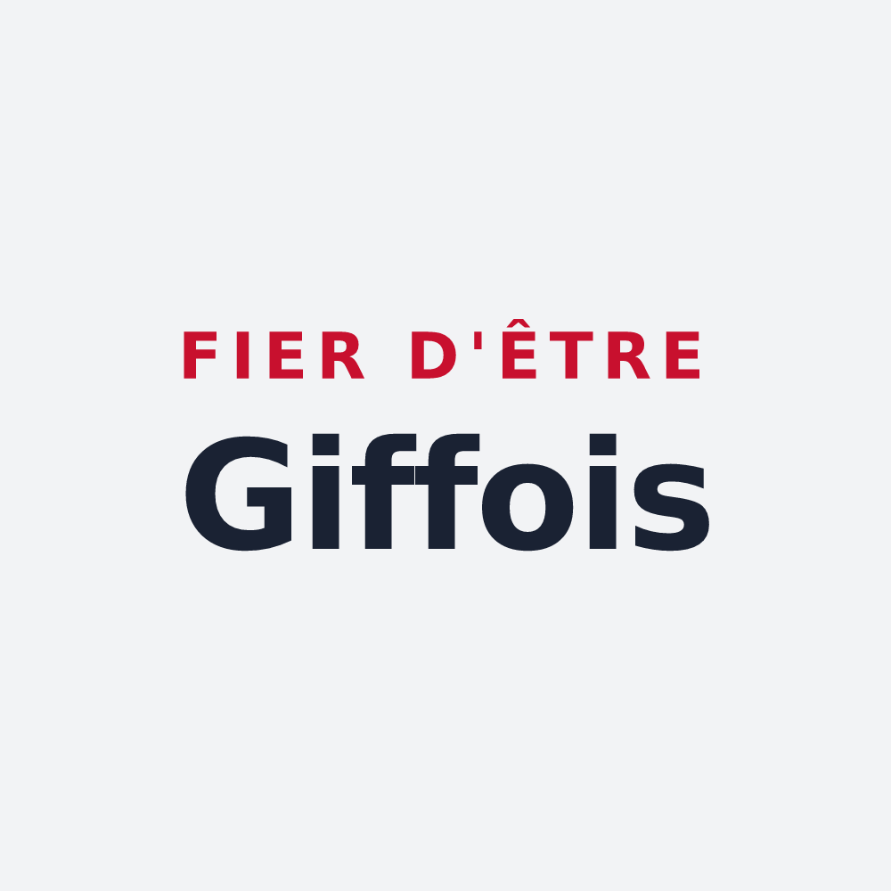 Poster « Fier d'être Giffois » — design pour Gif-sur-Yvette