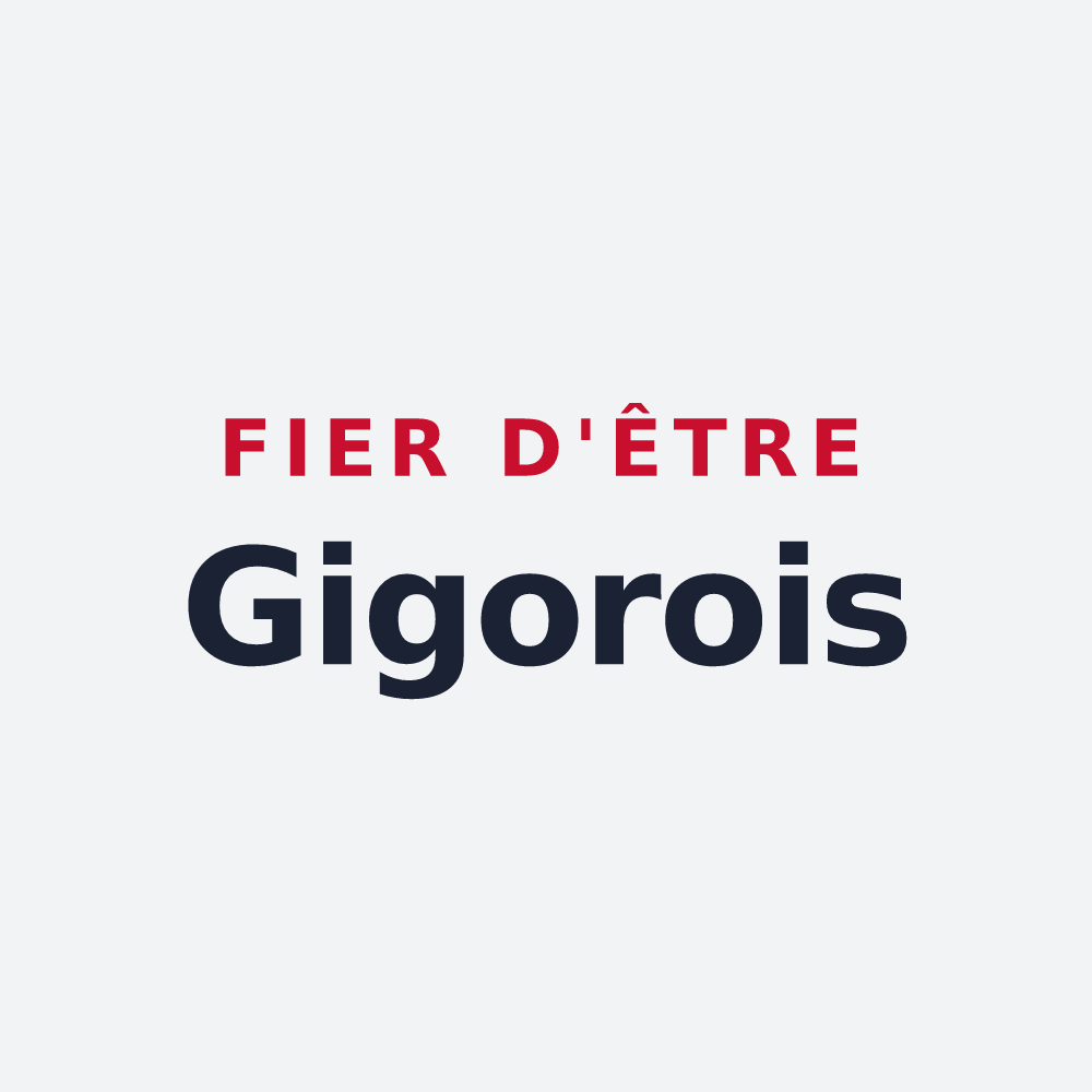 Poster « Fier d'être Gigorois » — design pour Gigors-et-Lozeron