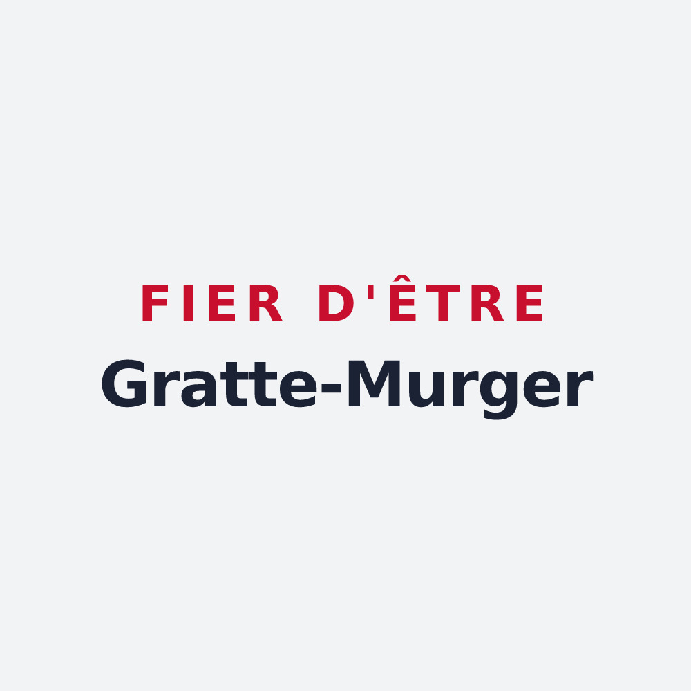 Poster « Fier d'être Gratte-Murger » — design pour Gilley