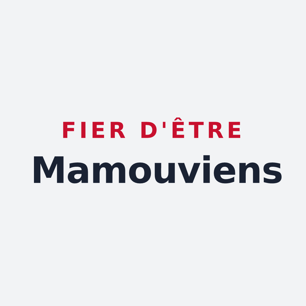 Poster « Fier d'être Mamouviens » — design pour Giou-de-Mamou