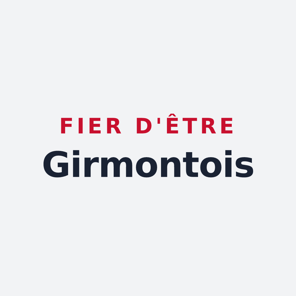 Poster « Fier d'être Girmontois » — design pour Girmont-Val-d'Ajol