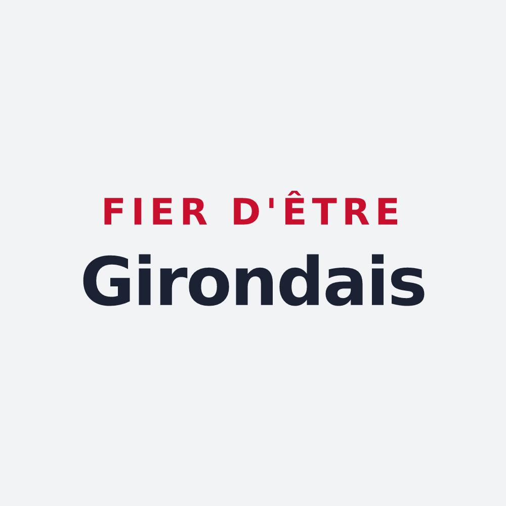 Poster « Fier d'être Girondais » — design pour Gironde-sur-Dropt