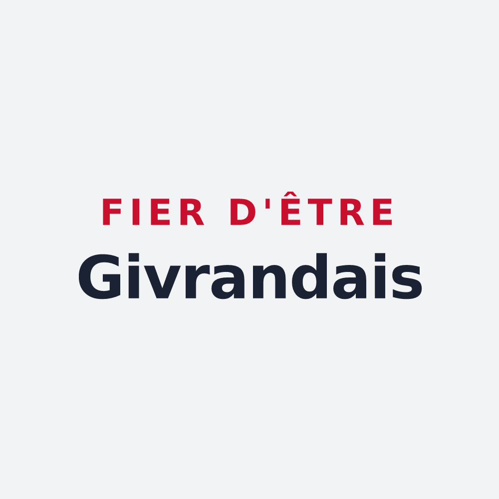 Poster « Fier d'être Givrandais » — design pour Givrand