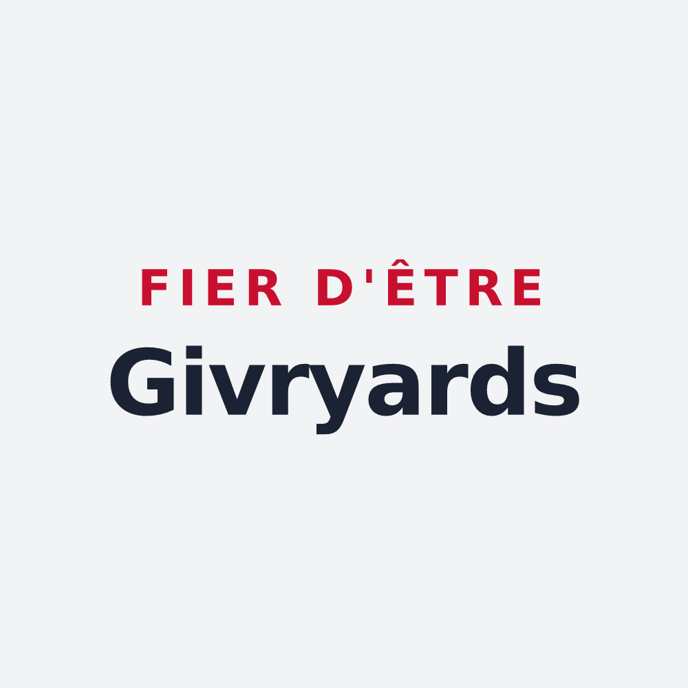 Poster « Fier d'être Givryards » — design pour Givry