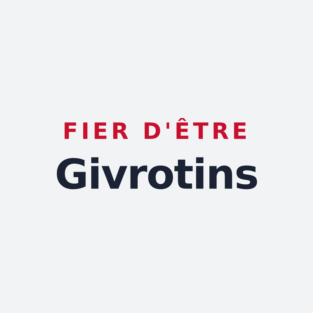 Poster « Fier d'être Givrotins » — design pour Givry