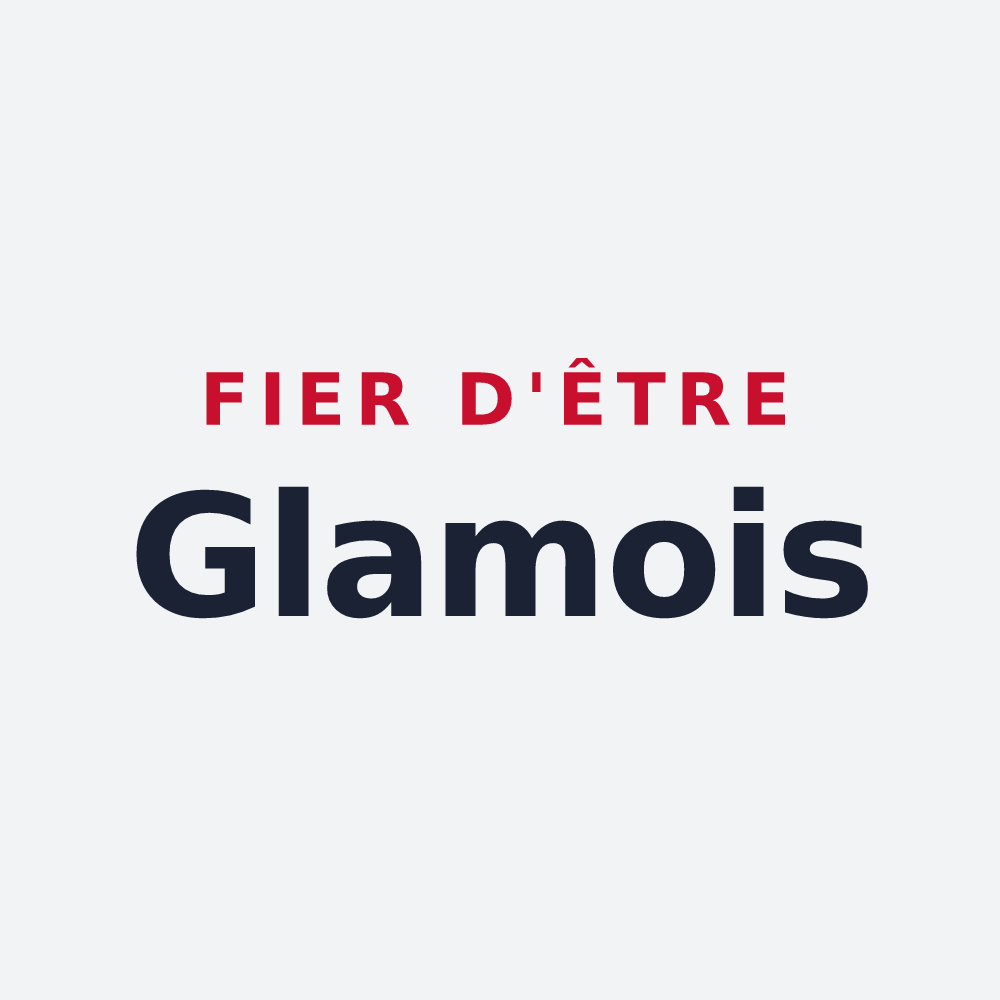 Poster « Fier d'être Glamois » — design pour Gland