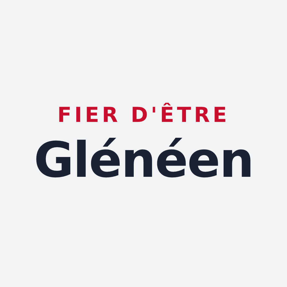 Poster « Fier d'être Glénéen » — design pour Glénay