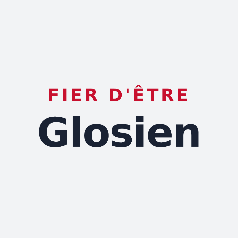 Poster « Fier d'être Glosien » — design pour Glos-sur-Risle