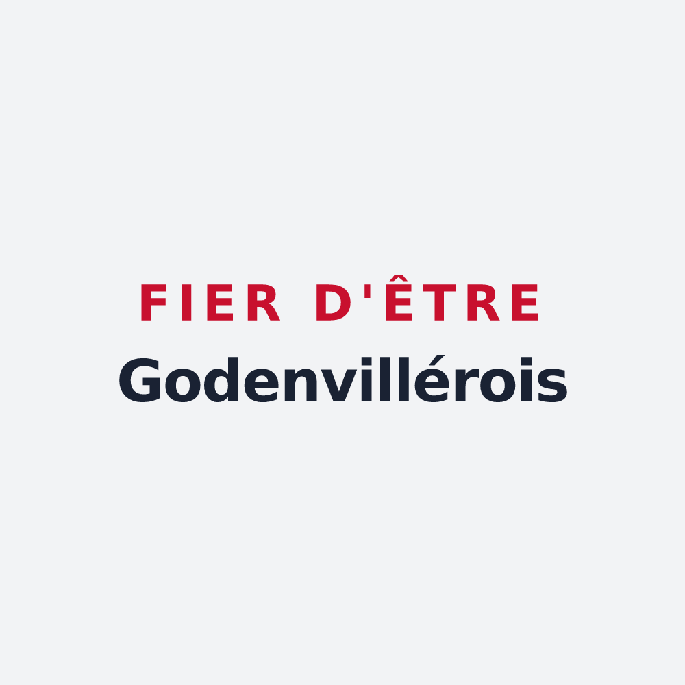 Poster « Fier d'être Godenvillérois » — design pour Godenvillers