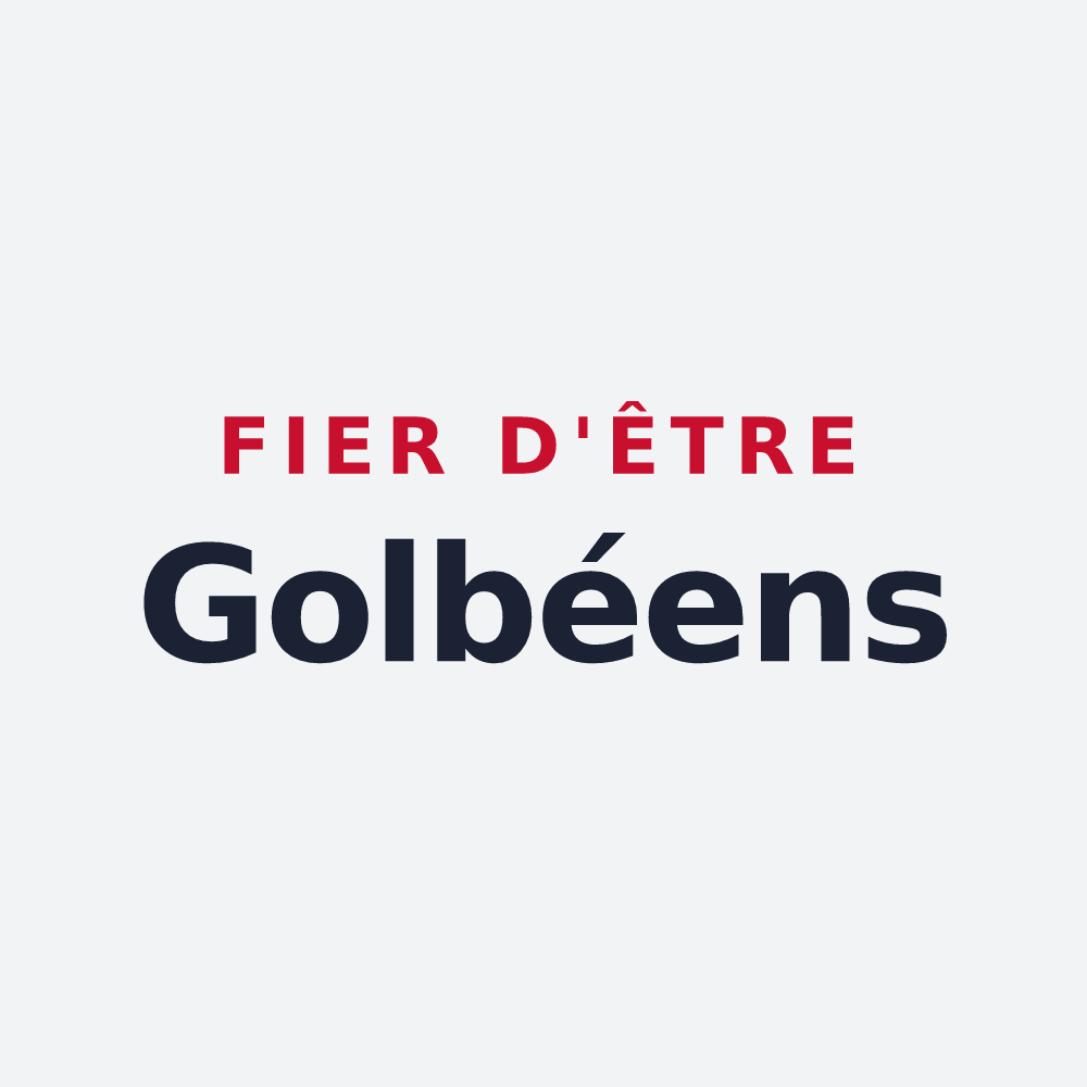 Poster « Fier d'être Golbéens » — design pour Golbey