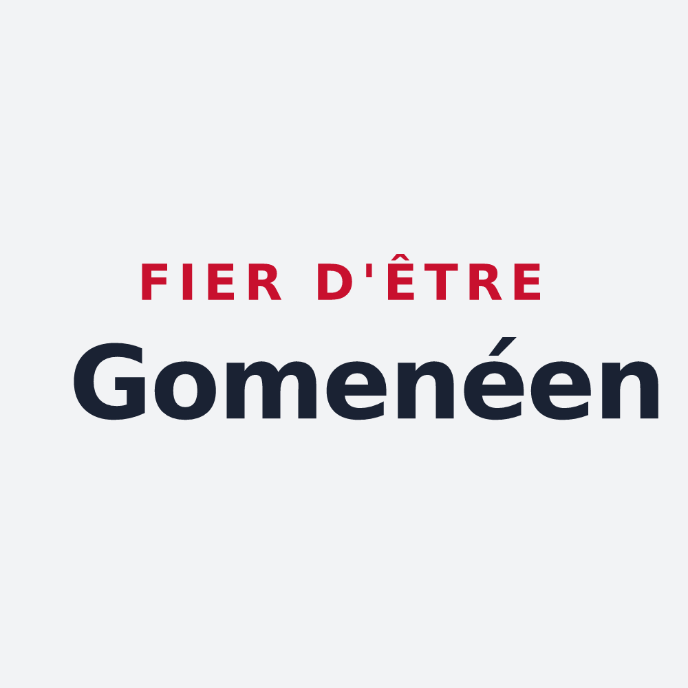Poster « Fier d'être Gomenéen » — design pour Gomené