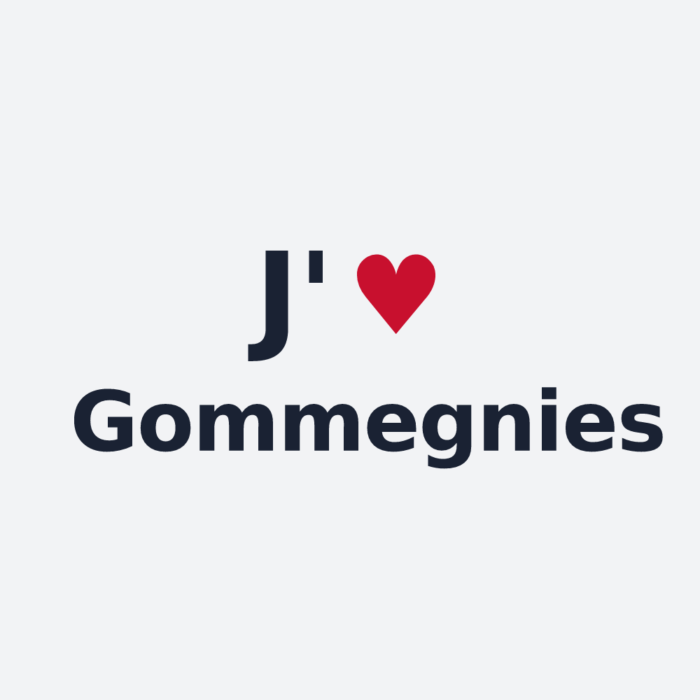 Poster personnalisé Gommegnies — design J'aime Gommegnies