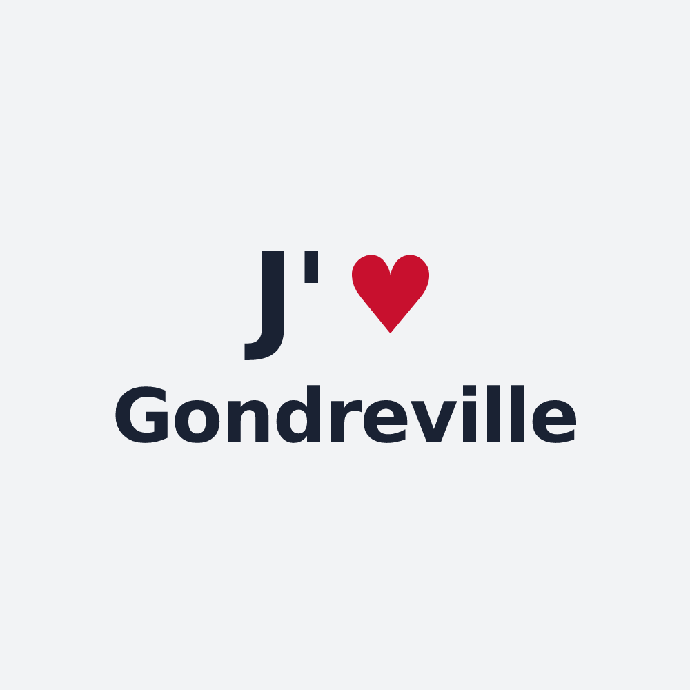 Poster personnalisé Gondreville — design J'aime Gondreville