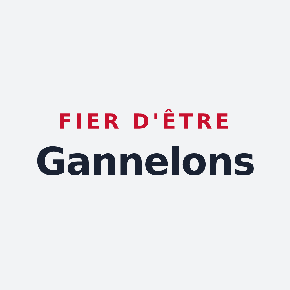 Poster « Fier d'être Gannelons » — design pour Gonnelieu