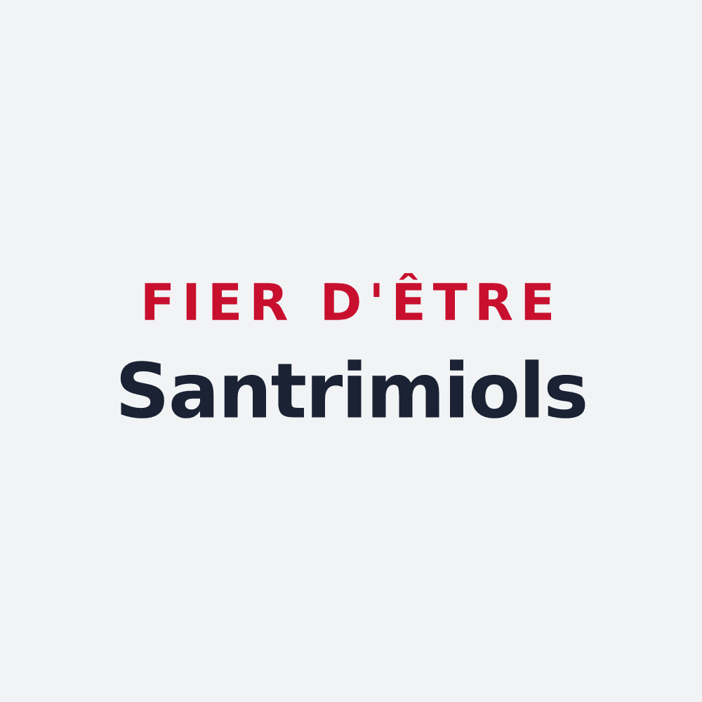 Poster « Fier d'être Santrimiols » — design pour Gorges du Tarn Causses