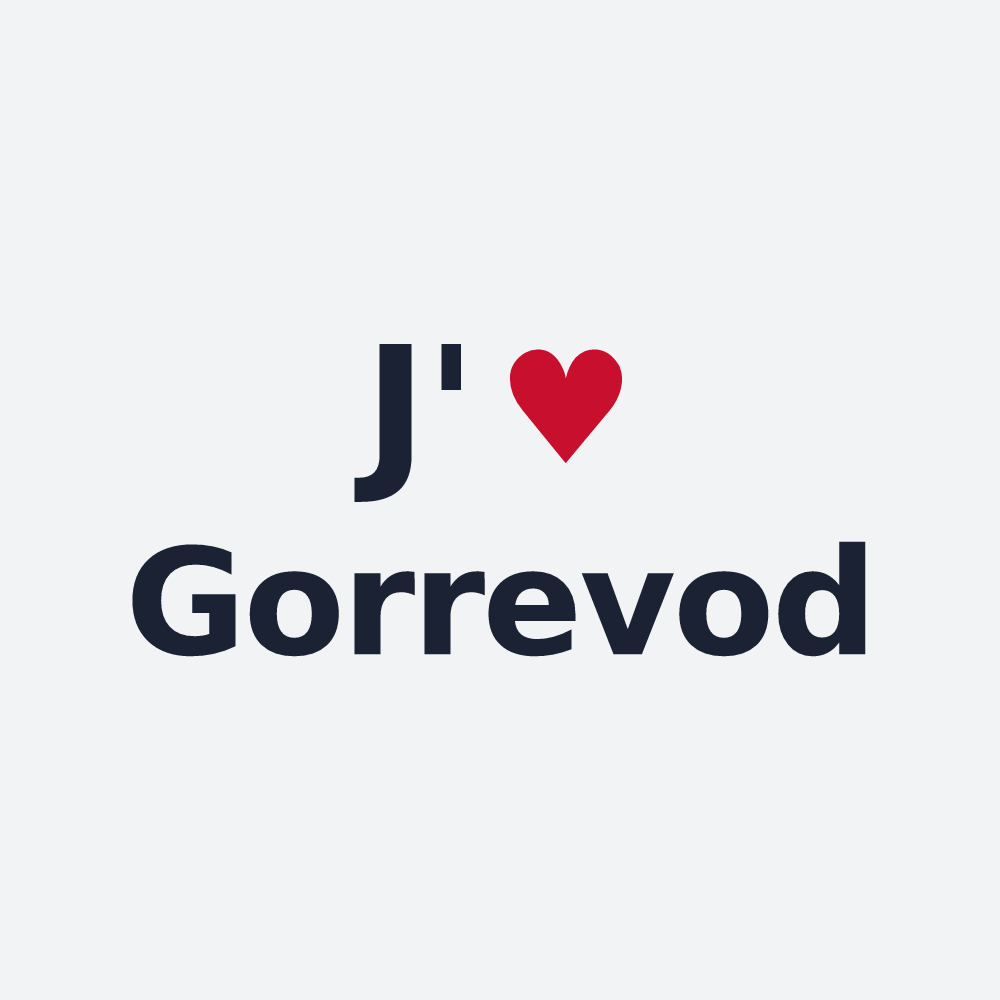 Poster personnalisé Gorrevod — design J'aime Gorrevod