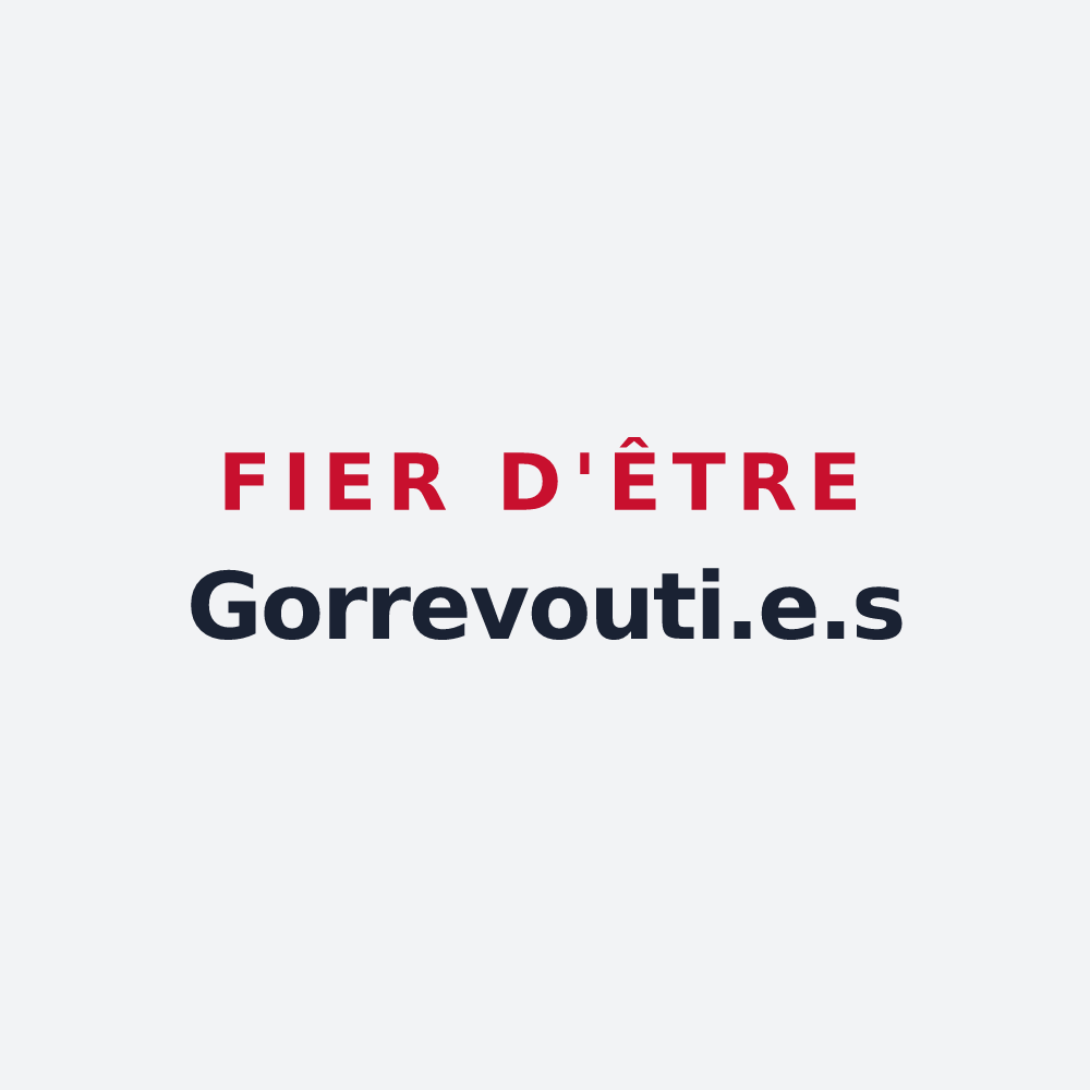 Poster « Fier d'être Gorrevouti.e.s » — design pour Gorrevod