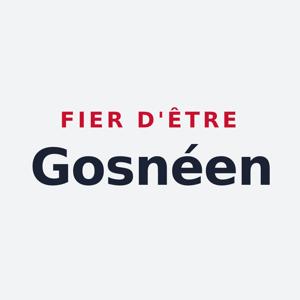 Poster « Fier d'être Gosnéen » — design pour Gosné