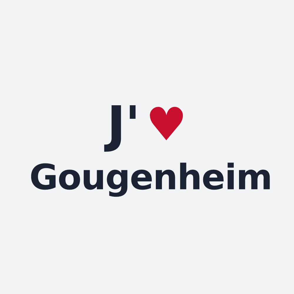 Poster personnalisé Gougenheim — design J'aime Gougenheim