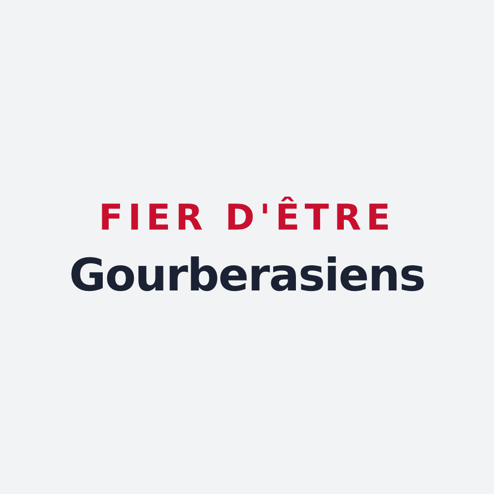 Poster « Fier d'être Gourberasiens » — design pour Gourbera