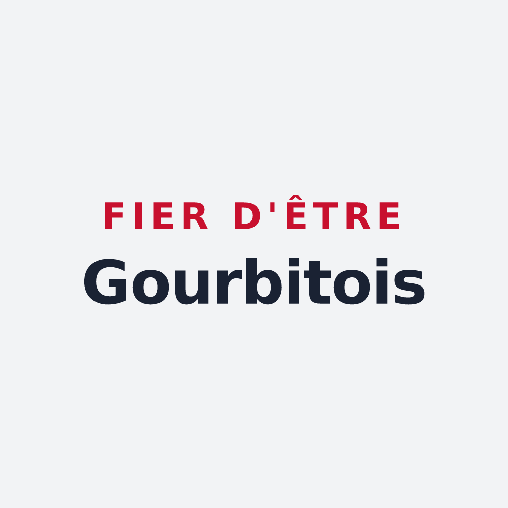 Poster « Fier d'être Gourbitois » — design pour Gourbit