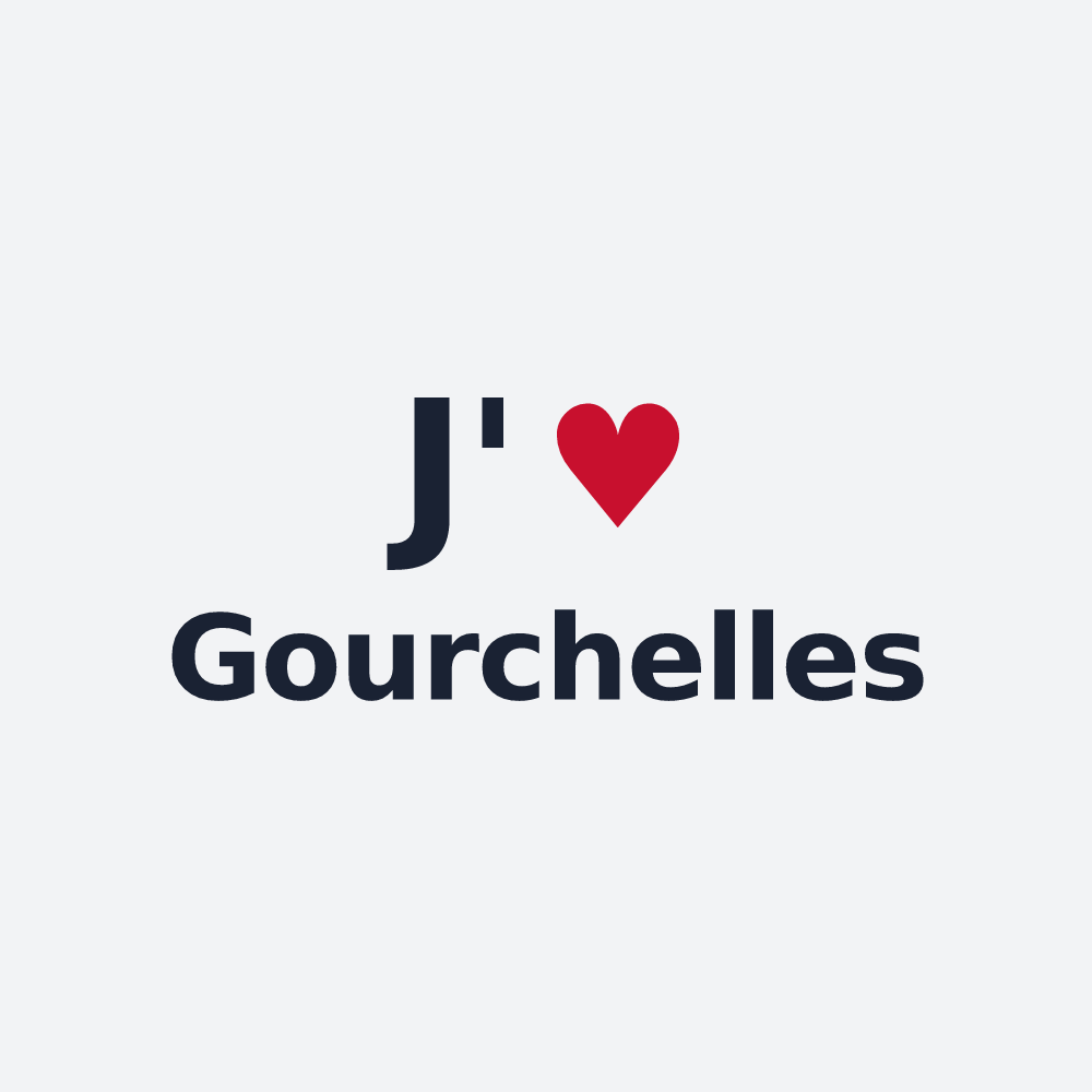 Poster personnalisé Gourchelles — design J'aime Gourchelles