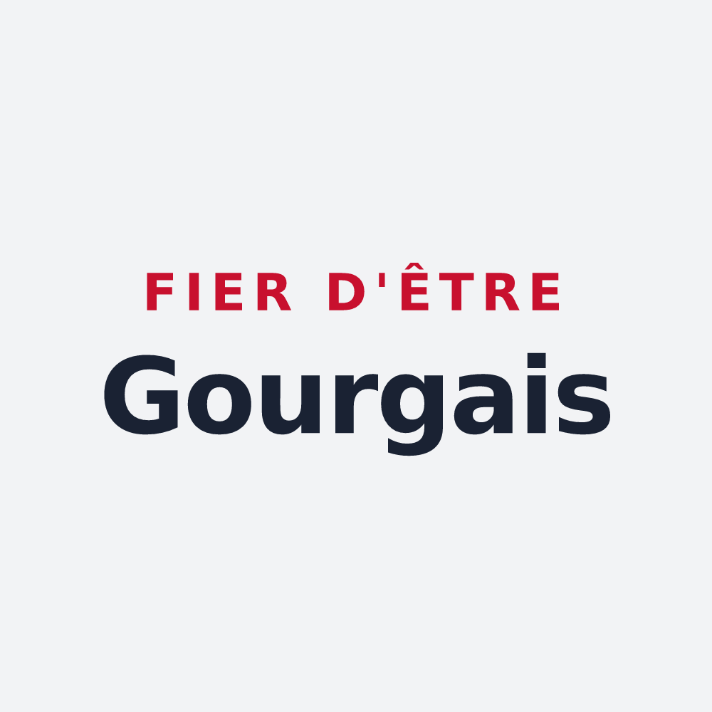 Poster « Fier d'être Gourgais » — design pour Gourgue