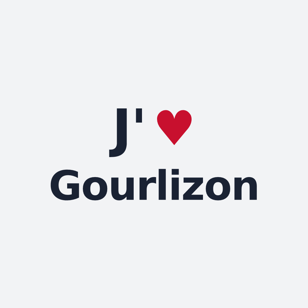 Poster personnalisé Gourlizon — design J'aime Gourlizon