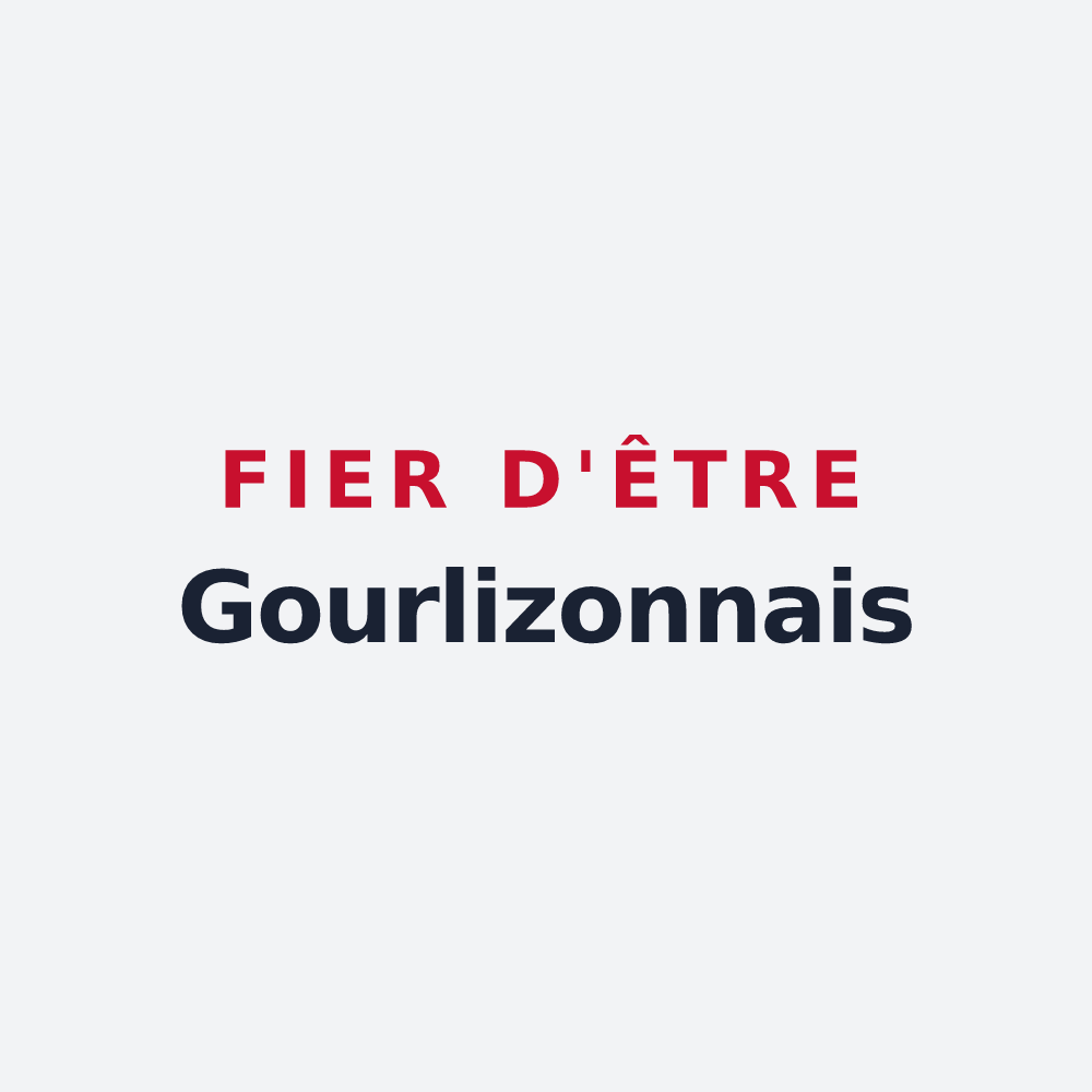 Poster « Fier d'être Gourlizonnais » — design pour Gourlizon