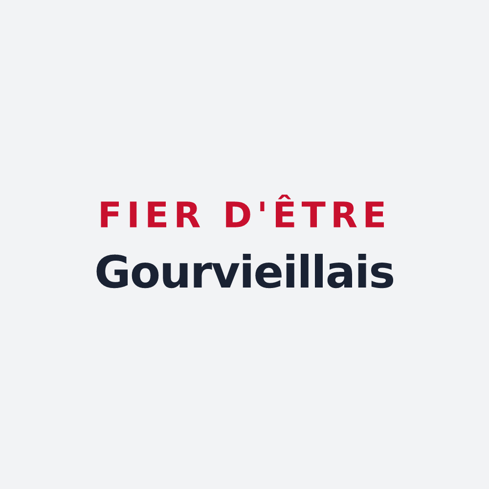 Poster « Fier d'être Gourvieillais » — design pour Gourvieille