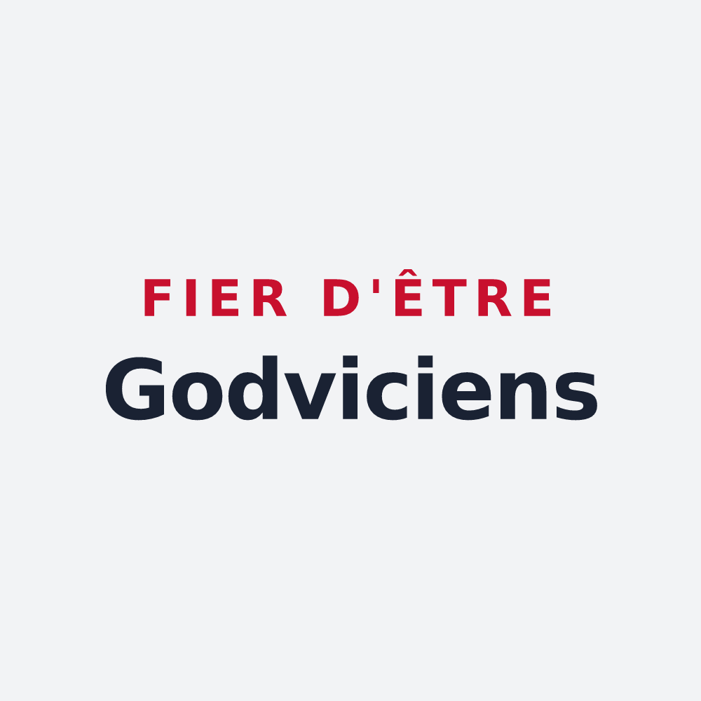 Poster « Fier d'être Godviciens » — design pour Gouvieux