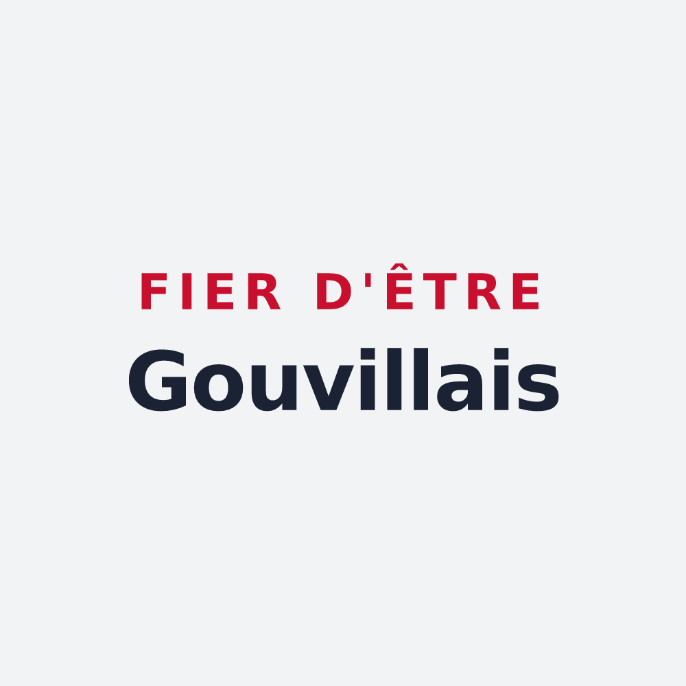 Poster « Fier d'être Gouvillais » — design pour Gouville-sur-Mer