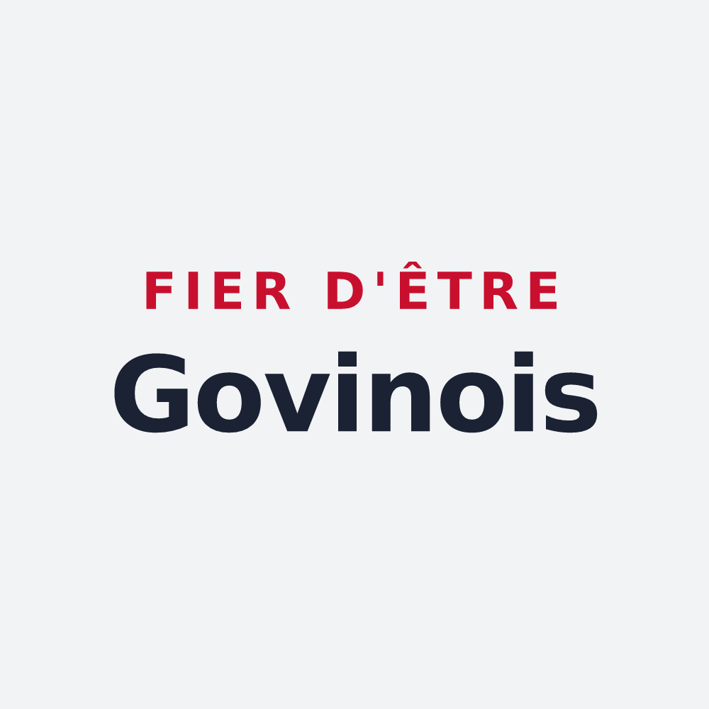 Poster « Fier d'être Govinois » — design pour Gouy-en-Artois
