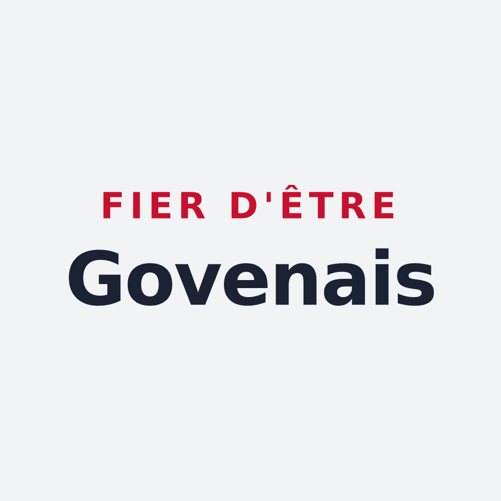 Poster « Fier d'être Govenais » — design pour Goven