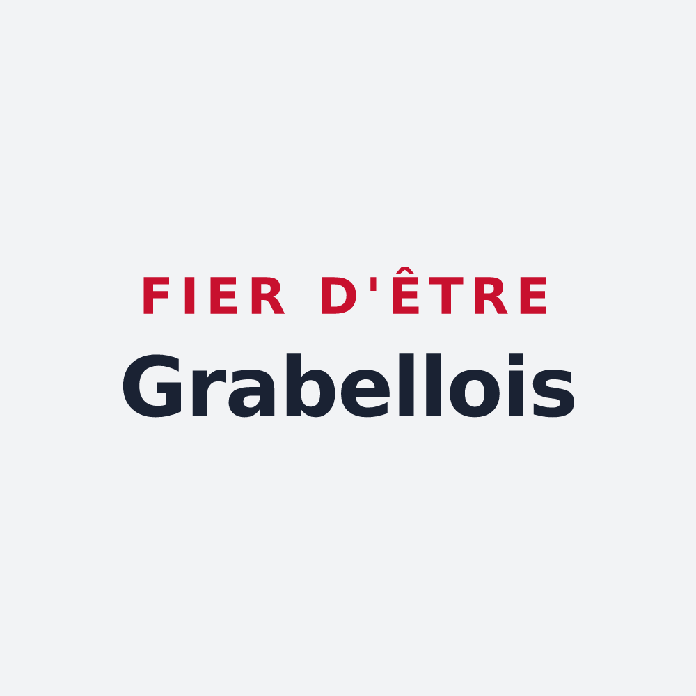 Poster « Fier d'être Grabellois » — design pour Grabels