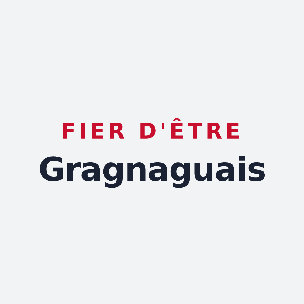 Poster « Fier d'être Gragnaguais » — design pour Gragnague