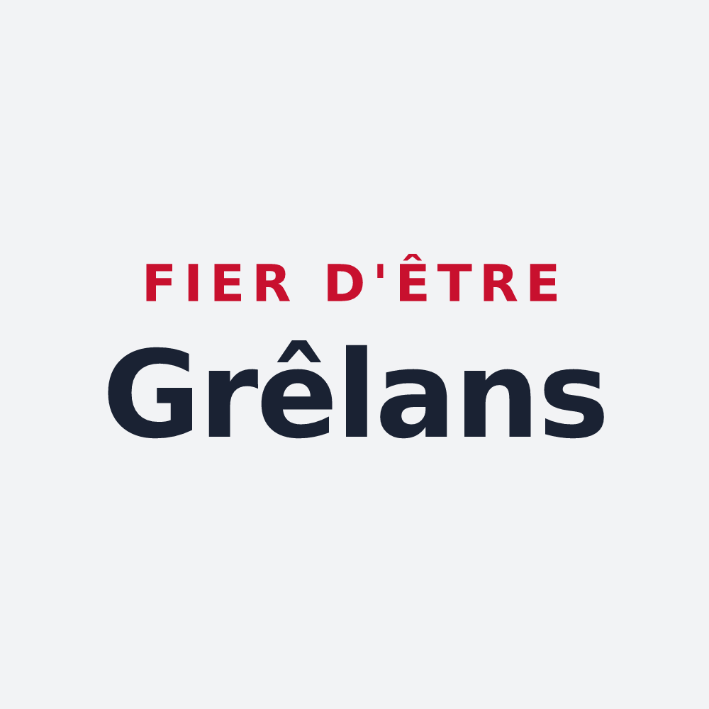 Poster « Fier d'être Grêlans » — design pour Graix