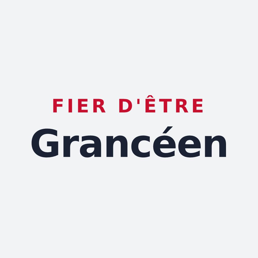 Poster « Fier d'être Grancéen » — design pour Grancey-sur-Ource