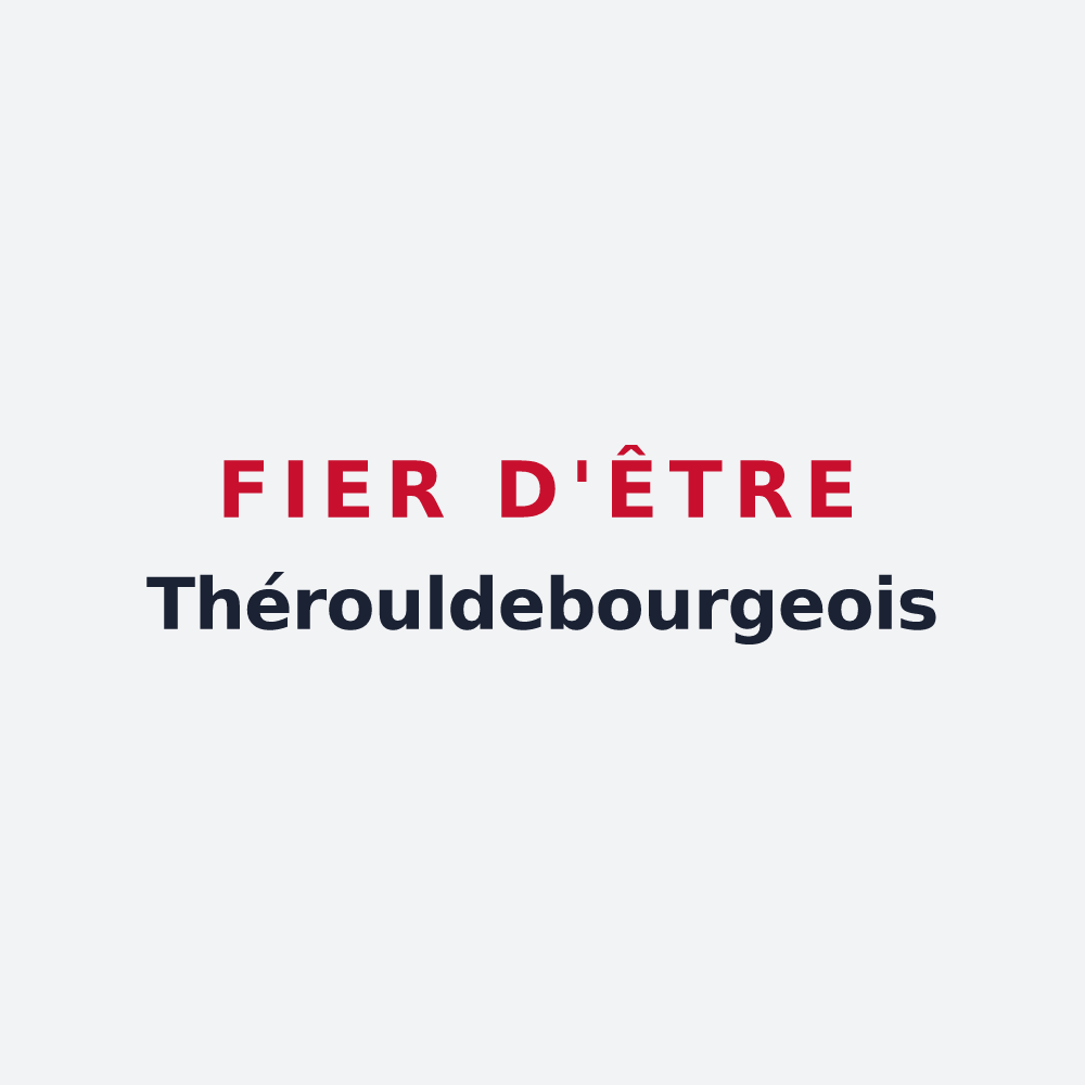Poster « Fier d'être Thérouldebourgeois » — design pour Grand Bourgtheroulde