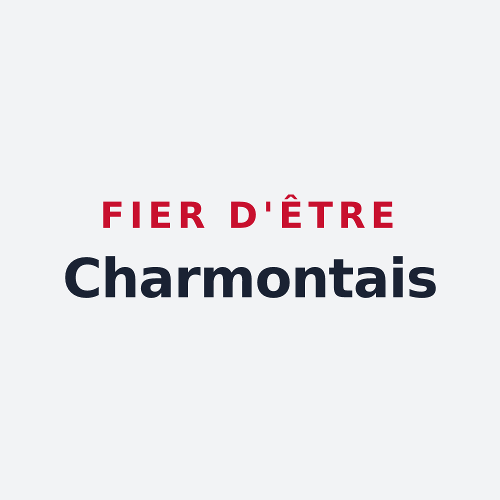 Poster « Fier d'être Charmontais » — design pour Grand-Charmont