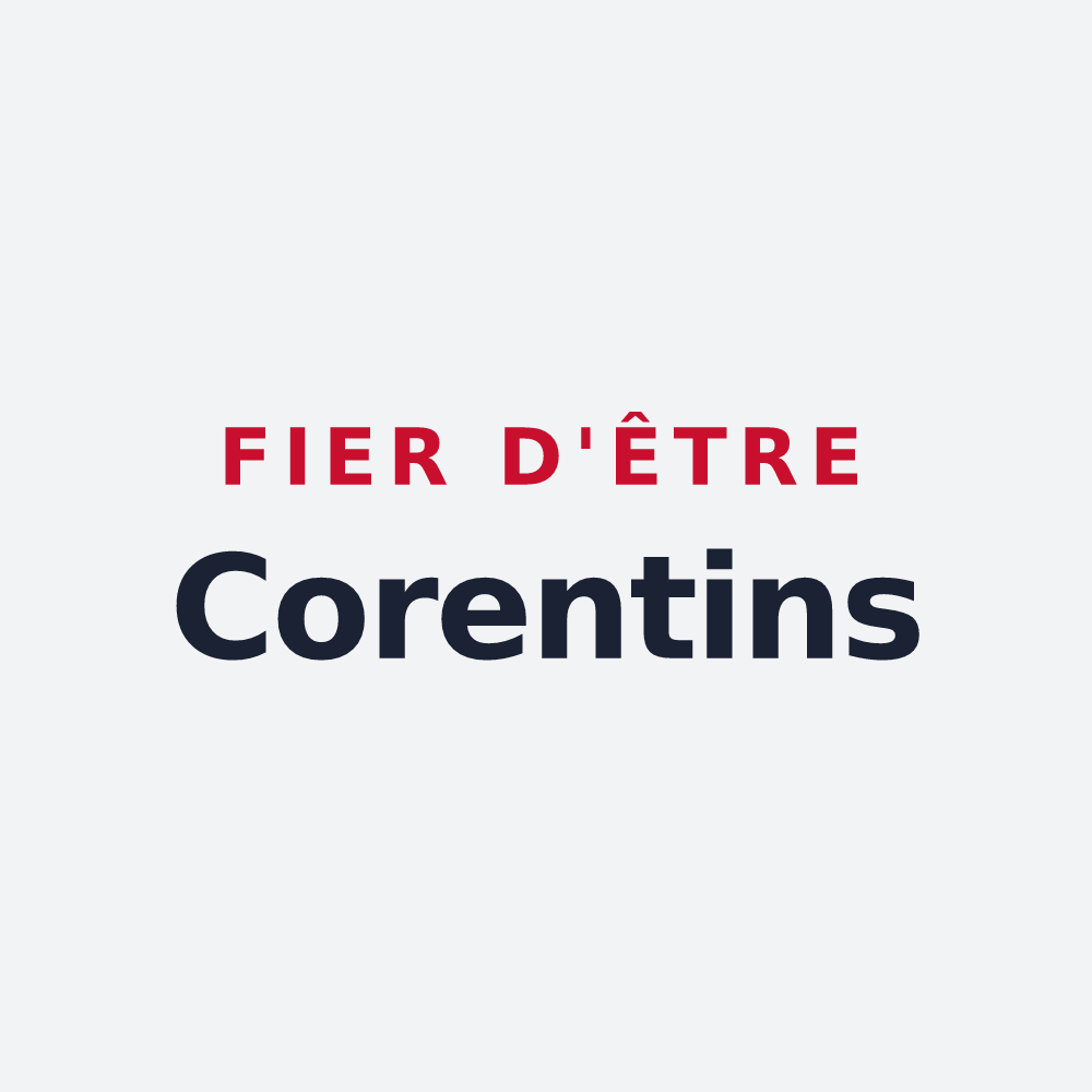 Poster « Fier d'être Corentins » — design pour Grand-Corent