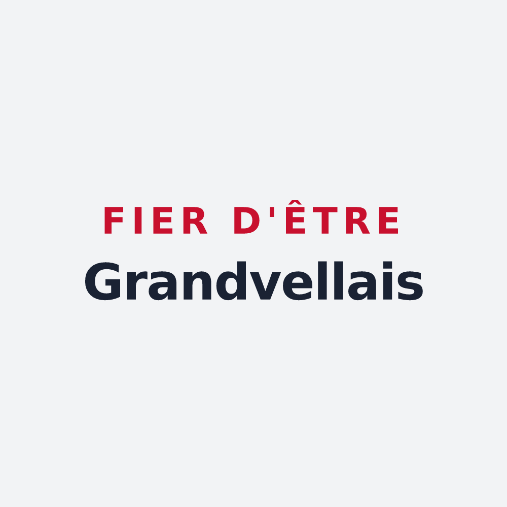 Poster « Fier d'être Grandvellais » — design pour Grandvillars