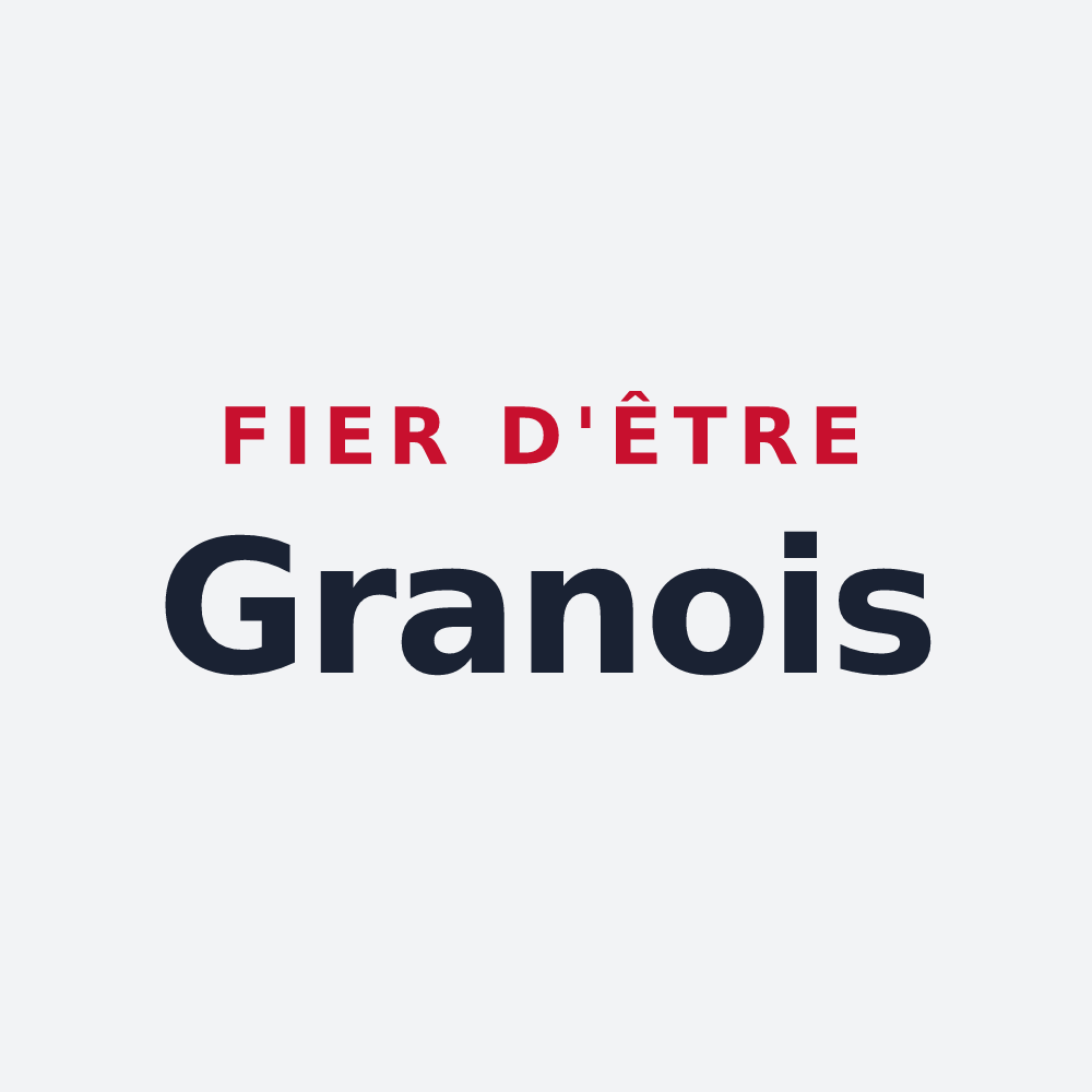 Poster « Fier d'être Granois » — design pour Grane
