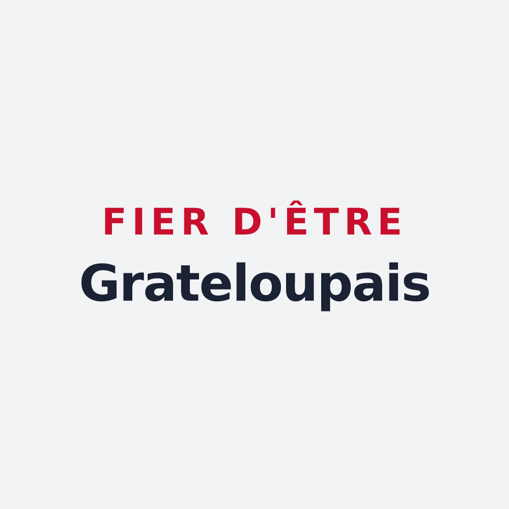 Poster « Fier d'être Grateloupais » — design pour Grateloup-Saint-Gayrand