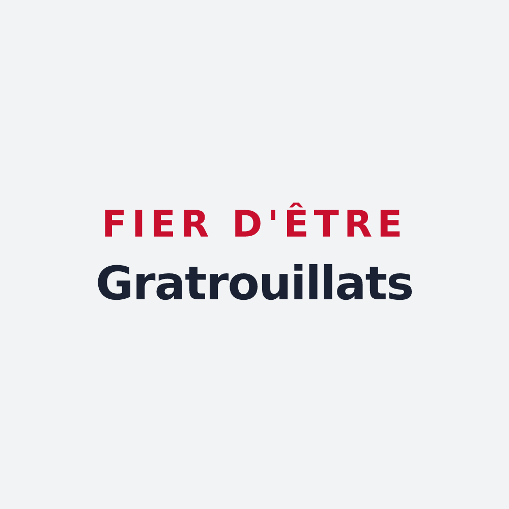 Poster « Fier d'être Gratrouillats » — design pour Gratreuil