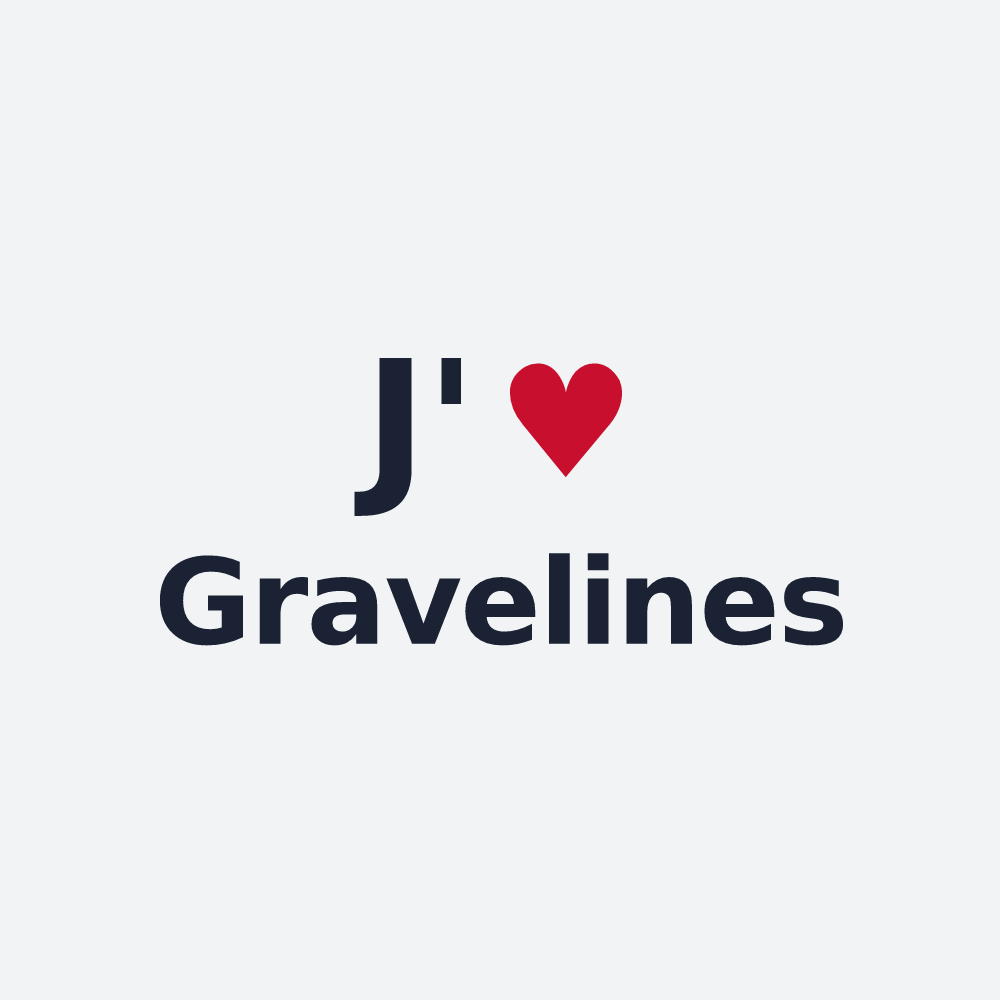 Poster personnalisé Gravelines — design J'aime Gravelines